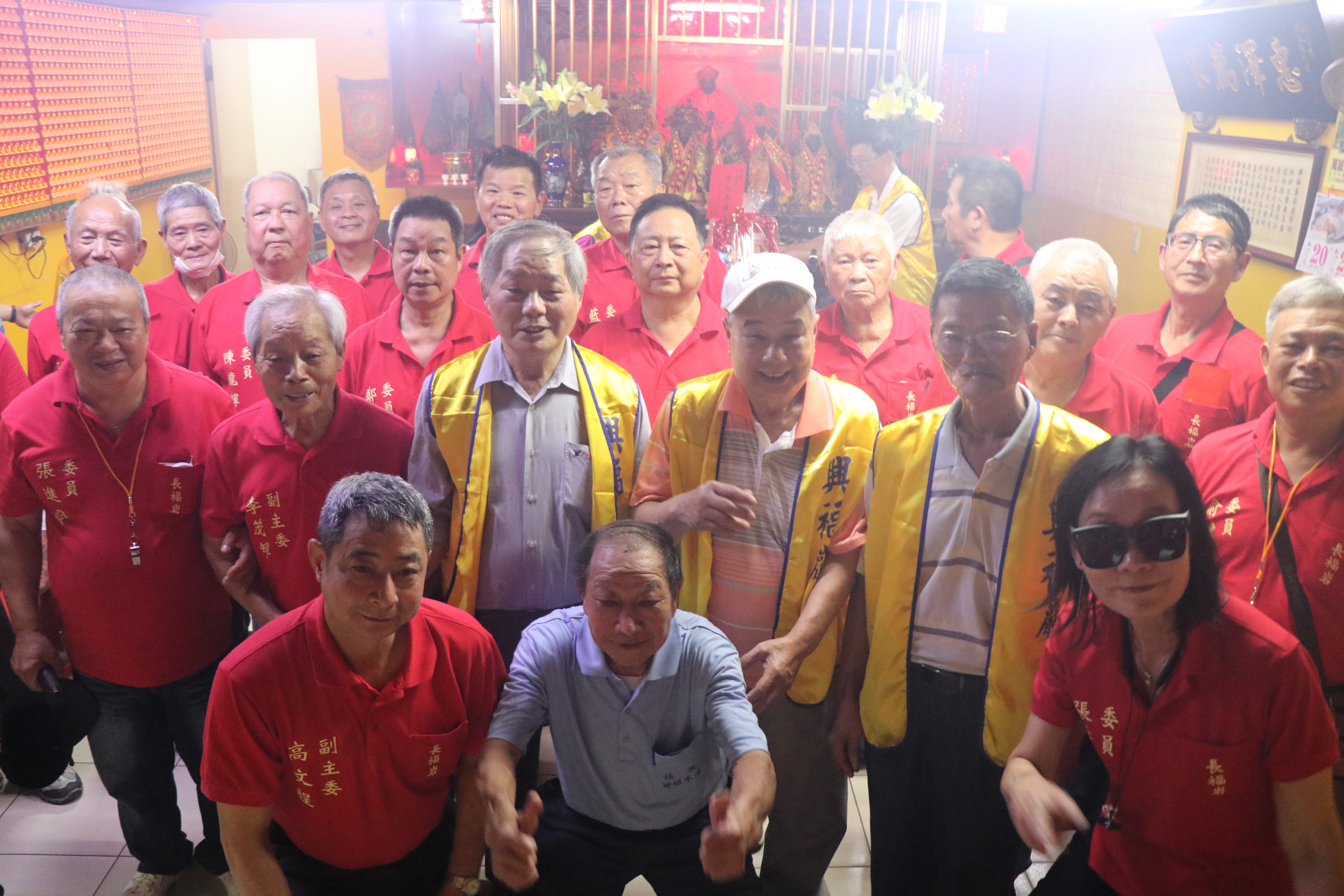 與台北市興福巖清水祖師廟大合照